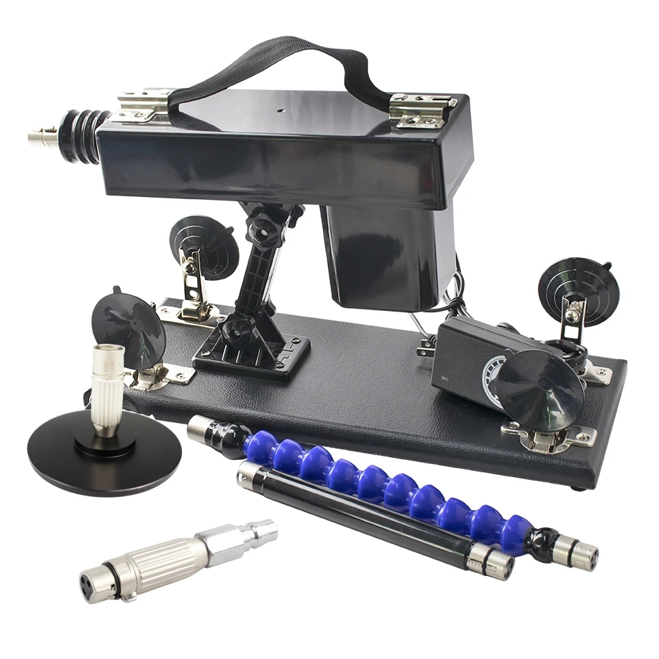 FREDORCH Automatic Sex Machine with Big Black Dildo for Women Love Machine Masturbation Pumping Gun for Couple Men Sex Toys
