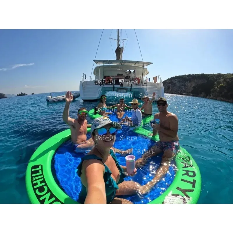 Summer pool inflatable floating circle, independent and fun water entertainment equipment