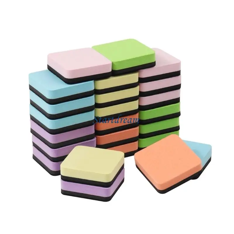 24/48 قطعة ممحاة السبورة ورأى منظف اللوحة الممحاة الجافة محايات السبورة الأنظف للمدرسة والمكتب والفصول الدراسية والمكتب K92C #2