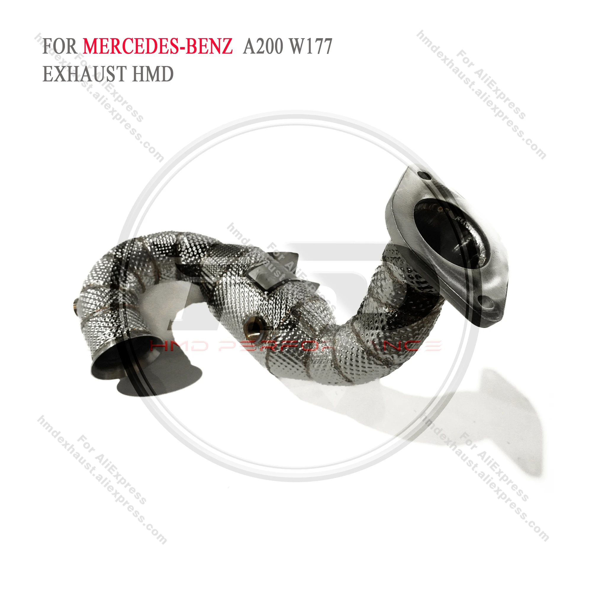 

HMD Exhaust System High Flow Performance Downpipe for Mercedes Benz A180 A200 W177 1.3T With Heat Shield Racing Pipe