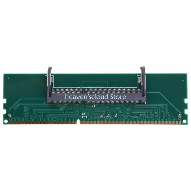 

Y88B DDR3 204Pin to 240Pin Lod DDR3 Laptop SO DIMM to Desktop DIMM Memory Adapter