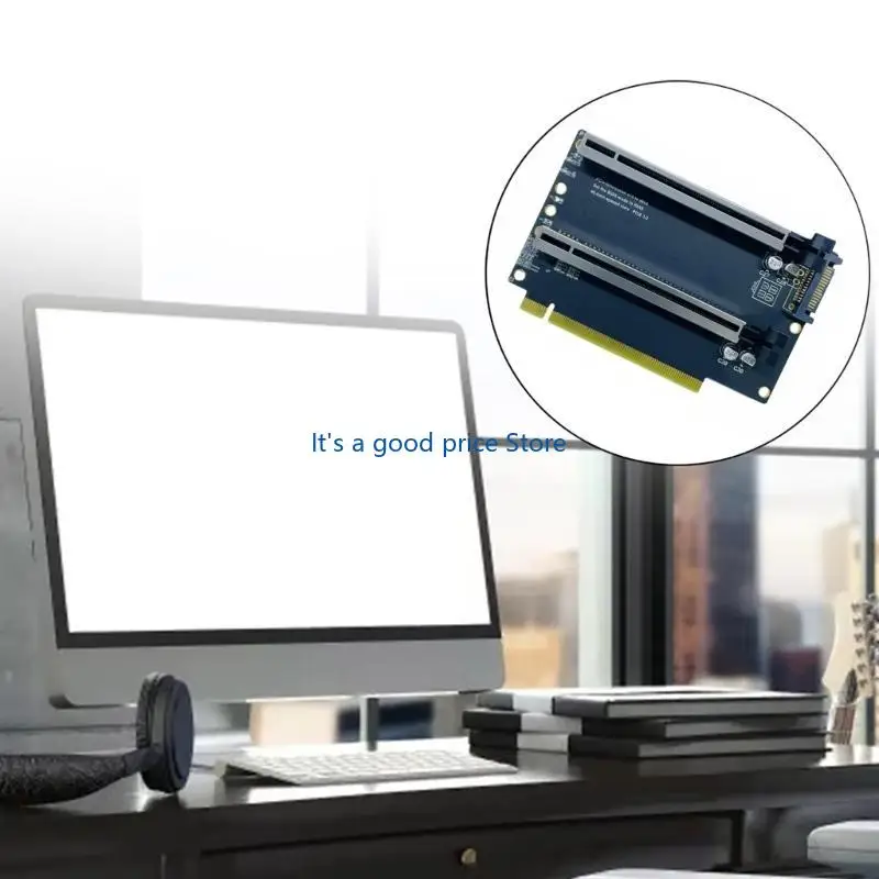  PCIEX16 to PCIEX8X8 Splits  Adapters Support 2 PCIE Cards Networking Graphics Card