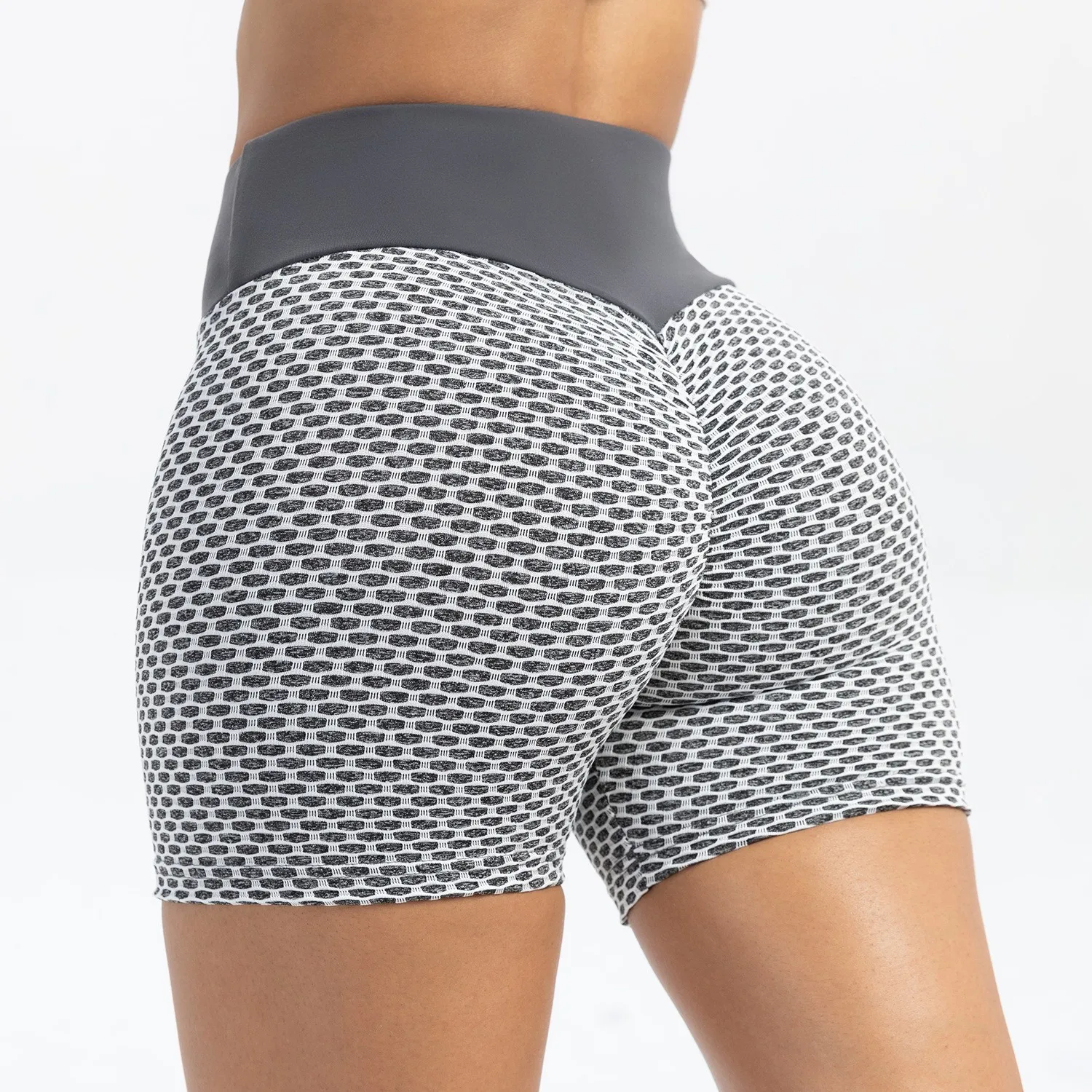 Pantalones cortos deportivos para mujer, mallas de Yoga a prueba de sentadillas, pantalones cortos ajustados de cintura alta para Fitness, pantalones cortos de secado rápido para entrenamiento de ciclismo y gimnasio