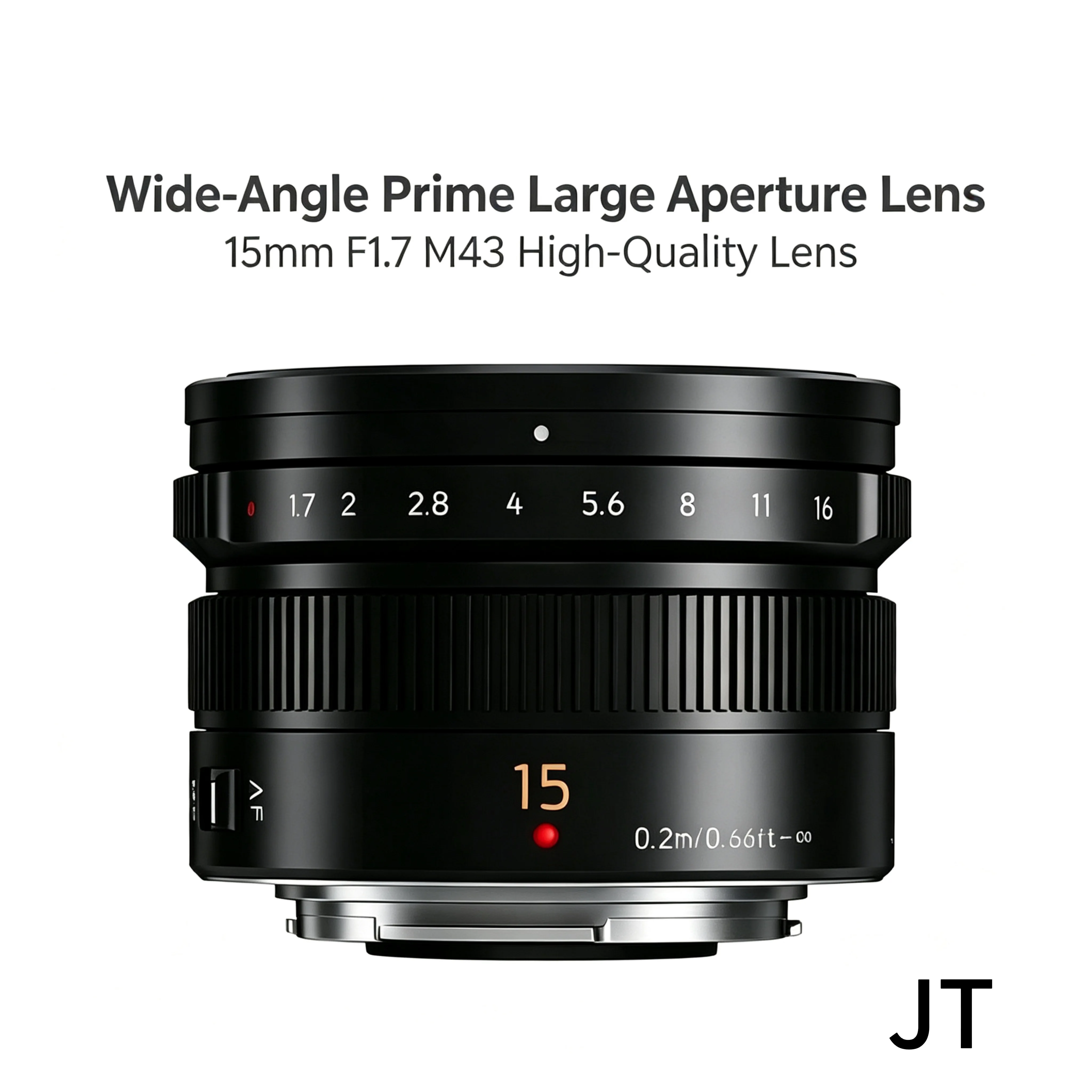 New Genuine for DJI 15mm F1.7 M4/3 Mount Lens For Panasonic Wide-angle Mirrorless Lens