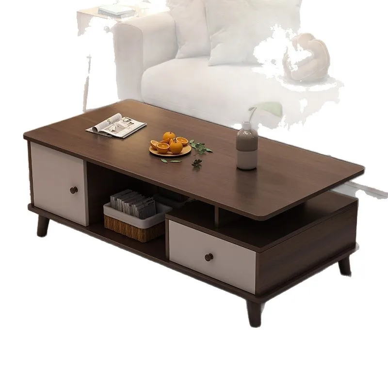 

Coffee table, living room, home, Nordic, bedroom, modern, simple, solid wood legs