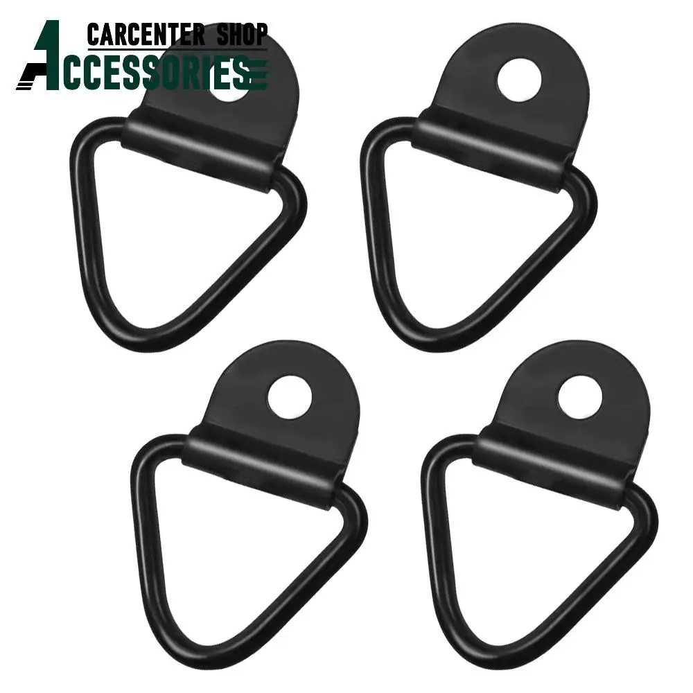 4 Pcs Tie Down Anchor V-Ring Tie Down Anchor For Trailers Trucks ATVs UTVs Car Accessories High Quality