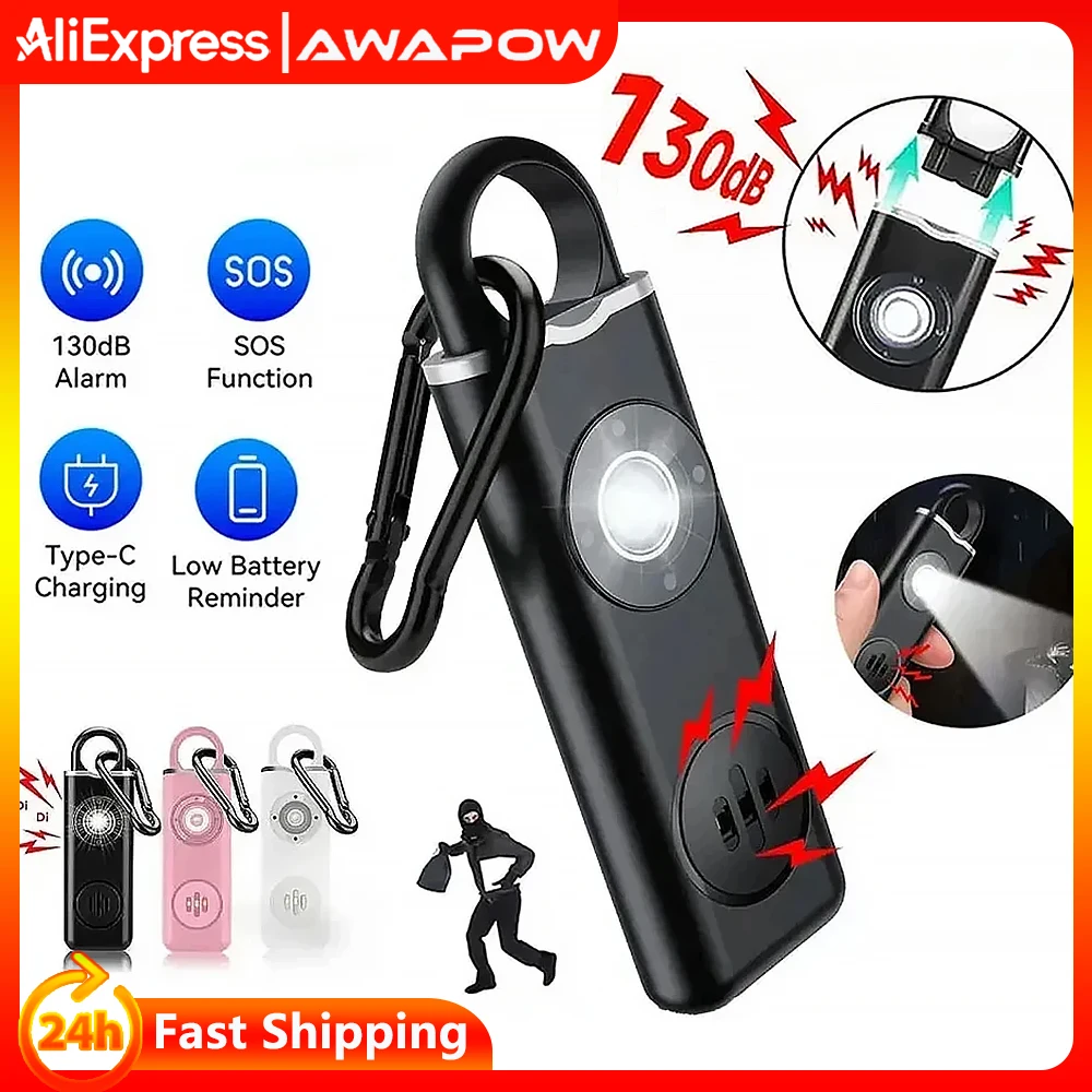 awapow-personal-defense-alarme-com-luz-led-autodefesa-recarregavel-seguranca-das-mulheres-chaveiro-emergencia-anti-ataque-130db