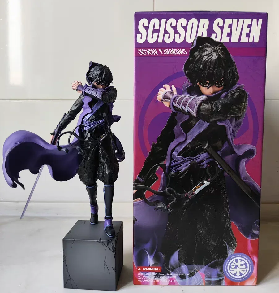 

New Cartoon Scissor Seven 567 Pvc Figure Gk Model Display Statue Official Anime Cute Cosplay Gift Toy Halloween Gift Cool