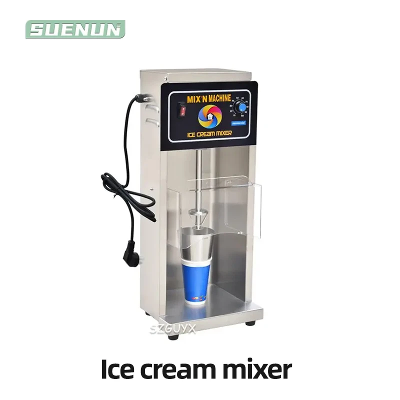 Commercial snack bar desktop multi-function ice cream mixer Pour the cup does not spread the soft ice cream machine