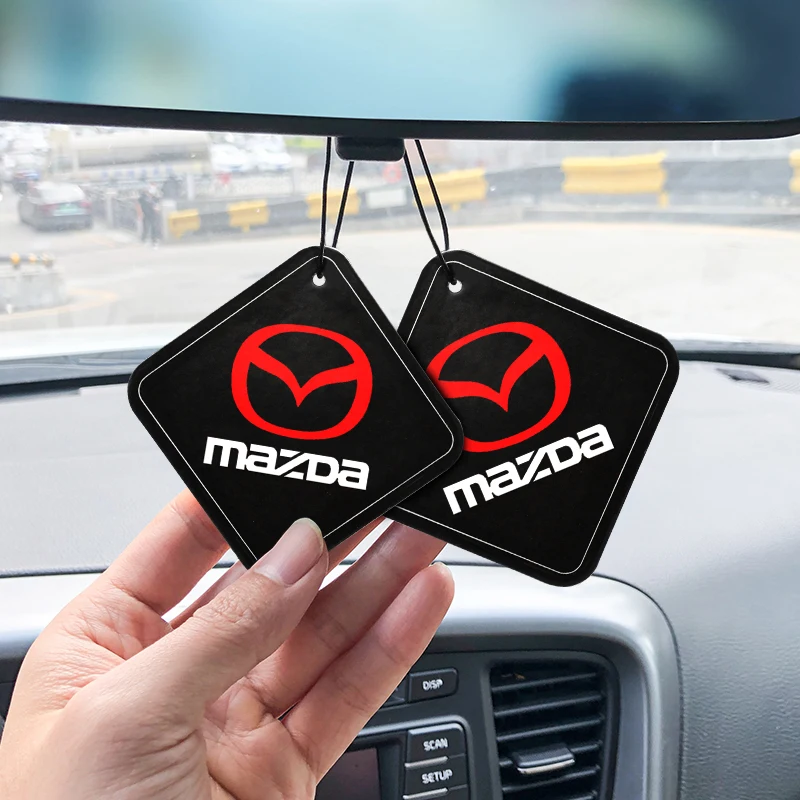 Car Logo Air Freshener Pendant Fragrance Lasting Diffuser For Mazda 3 Axela 2020 BP CX-30 2021 Atenza CX-3 CX-5 CX-9 Car Styling