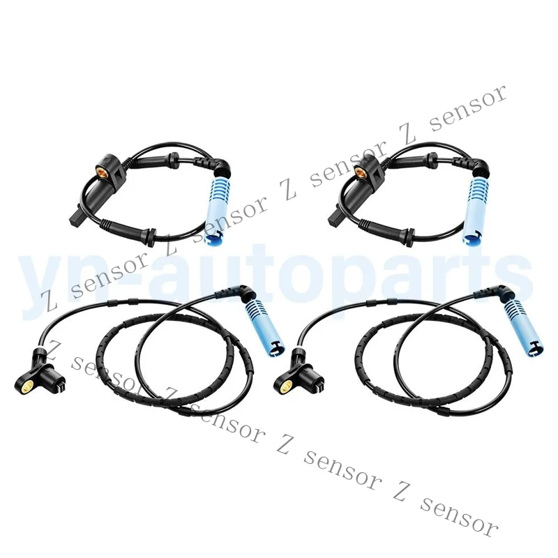 RRR+ 4x ABS Wheel Speed Sensor Front Rear For BMW E46 3Series 34521165609 34521164370