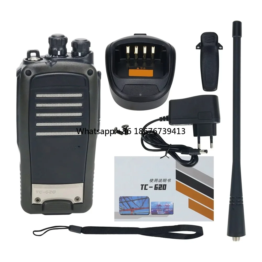 TC-620 VHF UHF Transceiver Two Wary Radio Long Range Walkie Talkie 5W 10KM Handheld