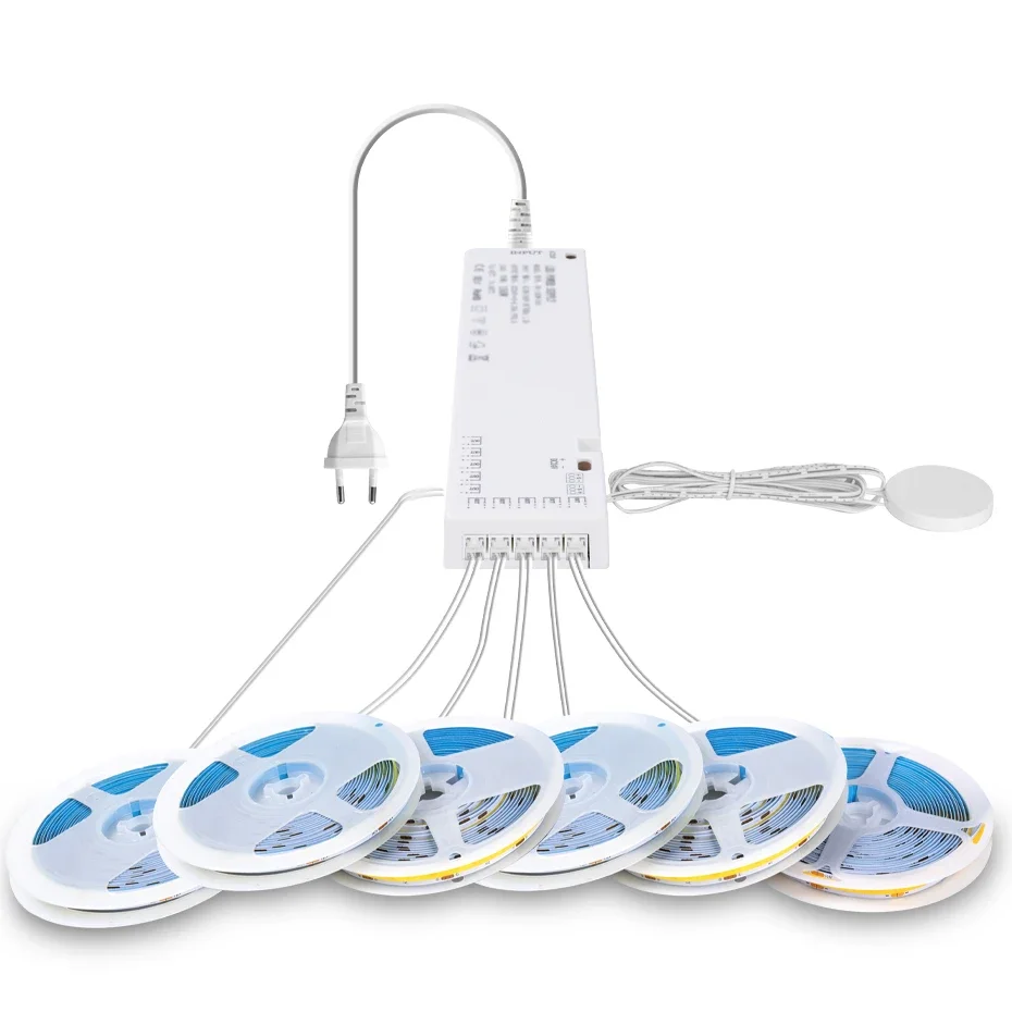 DC24V COB-Leuchte mit Touch-Sensor-Kit, 100W zentralisierte Stromversorgung, kann 40MM Holz und nichtleitende Materialien durchdringen, Touch-Schalter – Detail 9