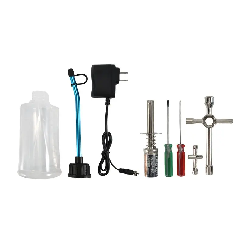 B78B-For 80141 HSP Glow Plug Starter Igniter AC Ignition For Gas Nitro Engine Power 1/10 1/8 RC Car Engines,US Plug