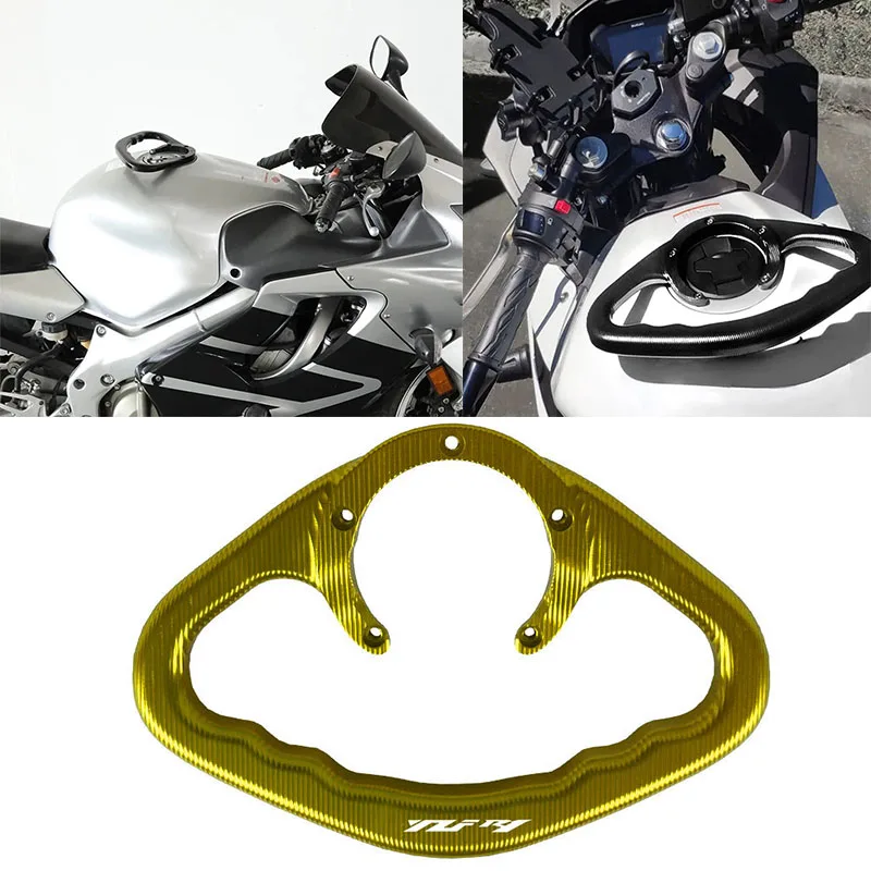 Motorcycle aluminum alloy Accessorie Passenger Front Handgrip Tank Armrest Grab Bar Handle Fit For YAMAHA YZF-R1 R1 All Years