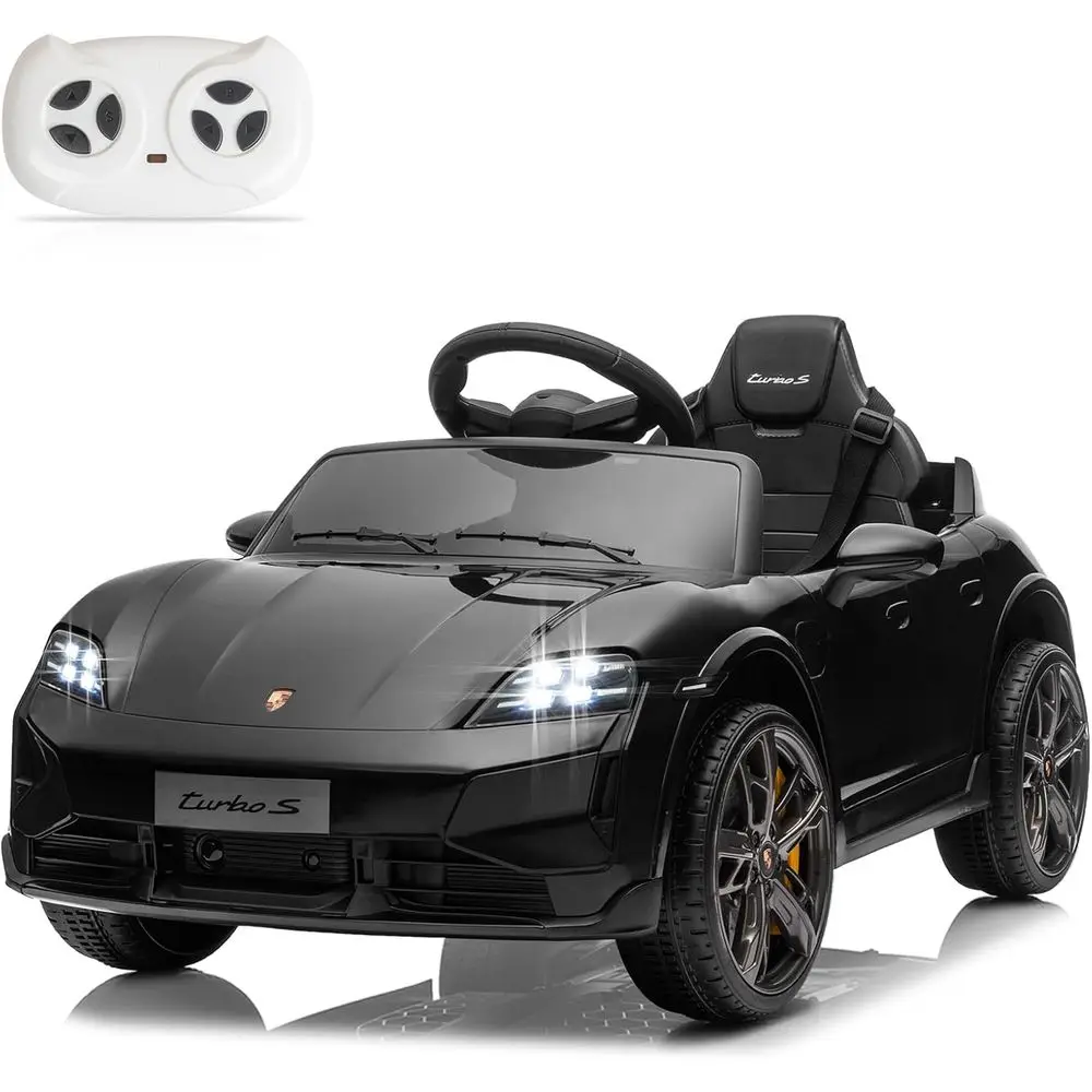 รถยนต์เด็กนั่งขับ 12V รุ่น Porsche Taycan ลิขสิทธิ์แท้ สำหรับเด็กเล็ก รถยนต์ไฟฟ้าขับเคลื่อนด้วยแบตเตอรี่ พร้อมรีโมทคอนโทรล