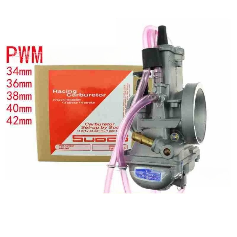 PWM 34 36 38 40 42mm suitable for Keihin carburetors, universal shift go-karts, 2T racing motorcycles, scooters, ATV KTM 250cc