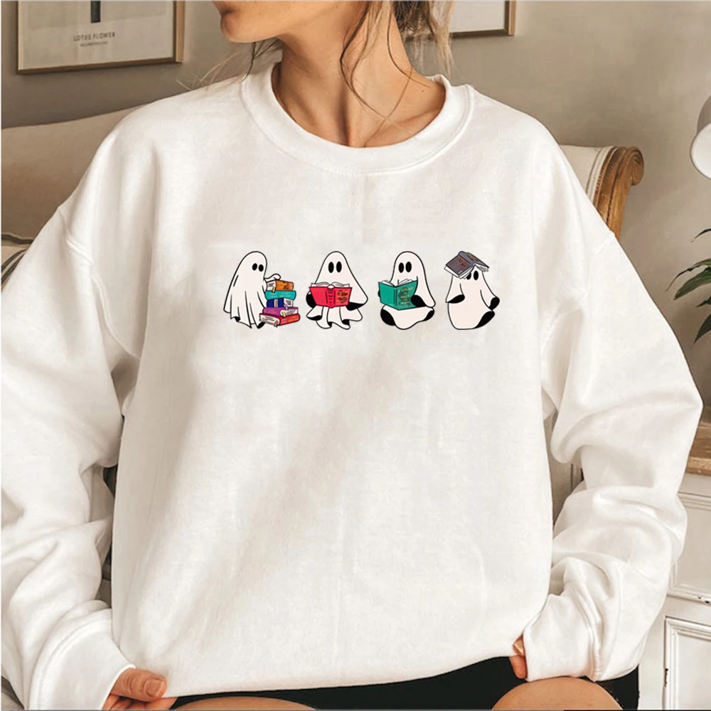 Acotar Ghost Sweatshirt Buchish Ghost Hoodie Thron von Glas Sweatshirt Vintage SJM Halloween Pullover Acotar Tops Booklish Geschenk