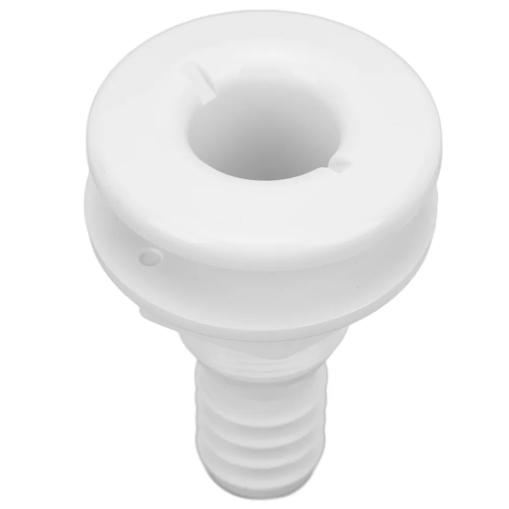 

Multi-size Boat Through Hull Connector Black ABS Plastic Hose Coupling Straight Through White Thru Hull Fitting Yachts