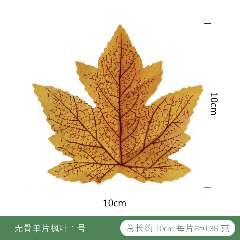 Artificial Canadian Maple Leaf Halloween Shooting Props Simulation Maple Leaf Home Decoration Plantas Artificiales image 3