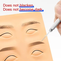 Tattoo Practice Skin Practice Skin for Face Facial Features Makeup Silicone Skin Tattoo Training, 3D Facial Tattoo Practice Skin