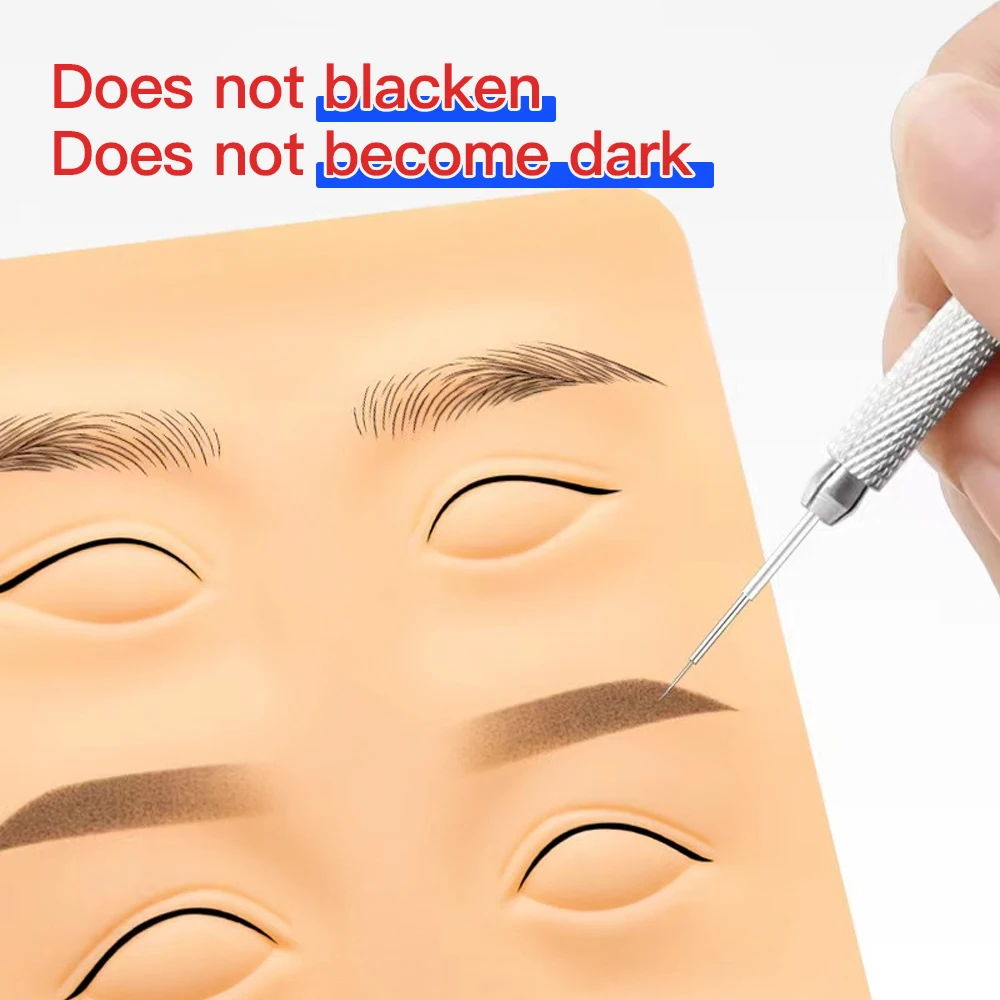 Tattoo Practice Skin Practice Skin for Face Facial Features Makeup Silicone Skin Tattoo Training, 3D Facial Tattoo Practice Skin