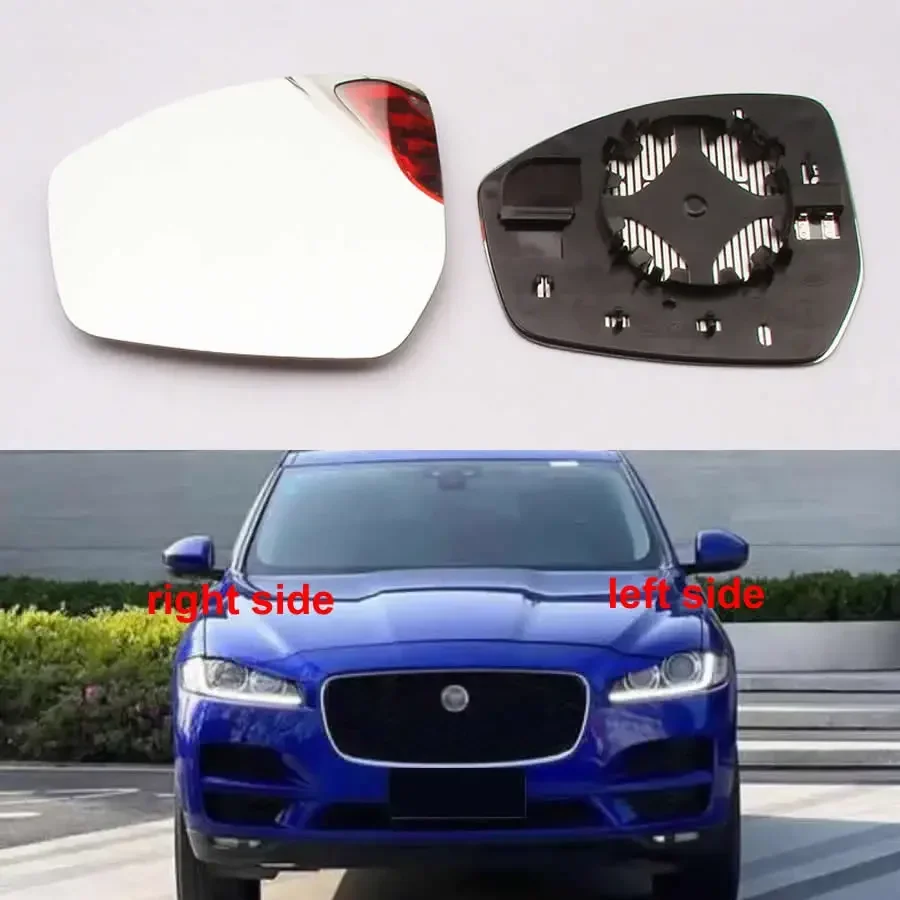 For Jaguar F-PACE 2016-2020 Car Accessories Rearview Mirror Lenses Exterior Side Reflective Lens Glass with Heating