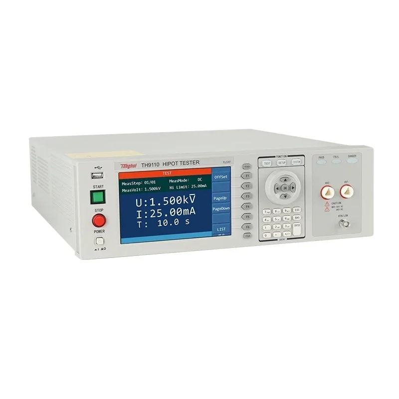 Tonghui th9110 ac dc hipot tester mit spannungs tester th9110a