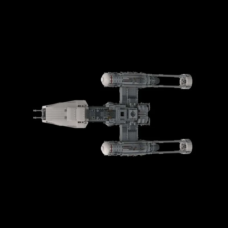 1802 قطعة MOC UCS المقاومة Y الجناح ستارفايتر نموذج اللبنات لعبة الهندسة المعمارية لتقوم بها بنفسك الطوب الإبداعي هدايا عيد الميلاد للأطفال #3