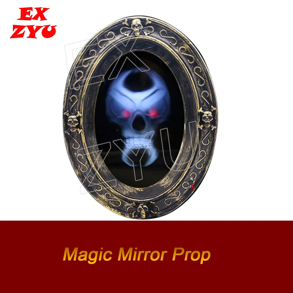 Magic Mirror Prop Show Hidden Clues When the Magic Mirror is Triggered by Sensor Escape Room EX ZYU