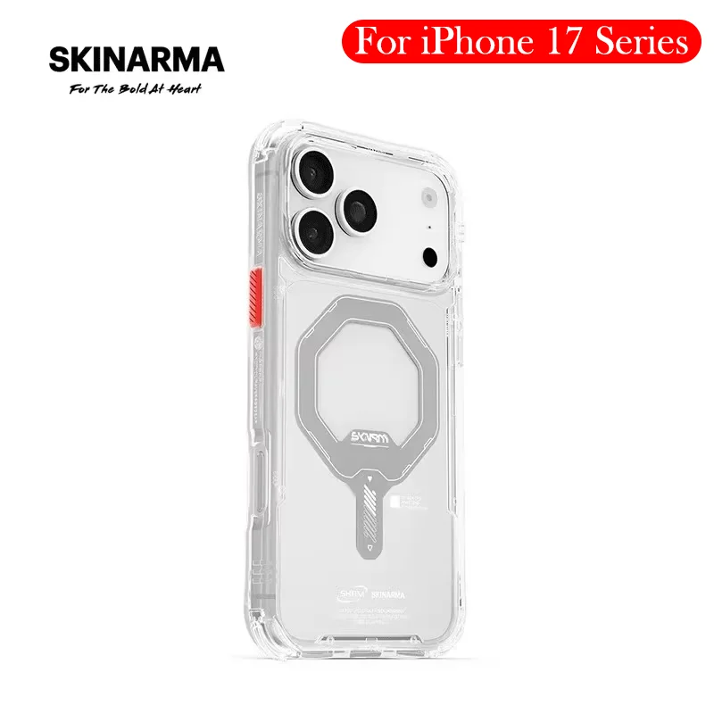 

Прозрачный чехол SKINARMA для iPhone 17 Pro Max, задняя крышка с подушкой безопасности для IPHONE 17 PRO MAX