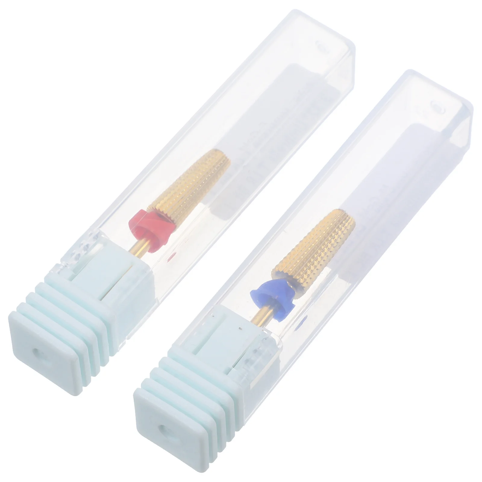 2 pezzi punte per unghie per trapano per unghie set di punte per trapano in metallo duro unghie manicure acrilico smalto pulito rimodellare strumento per la rimozione della pelle morta