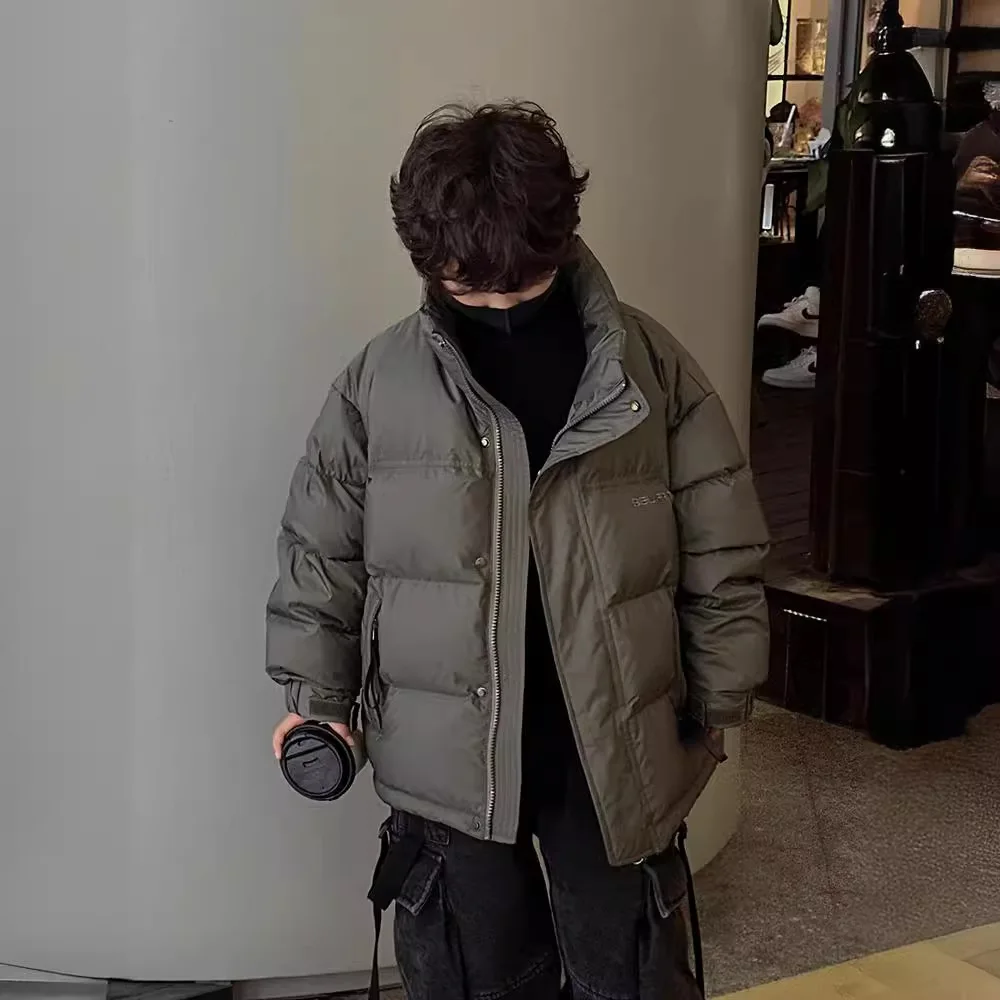 Boys Winter Thick Cotton Jacket 2025 New Cotton Jacket Handsome Winter Clothing Down Cotton Jacket Trendy - Image 4