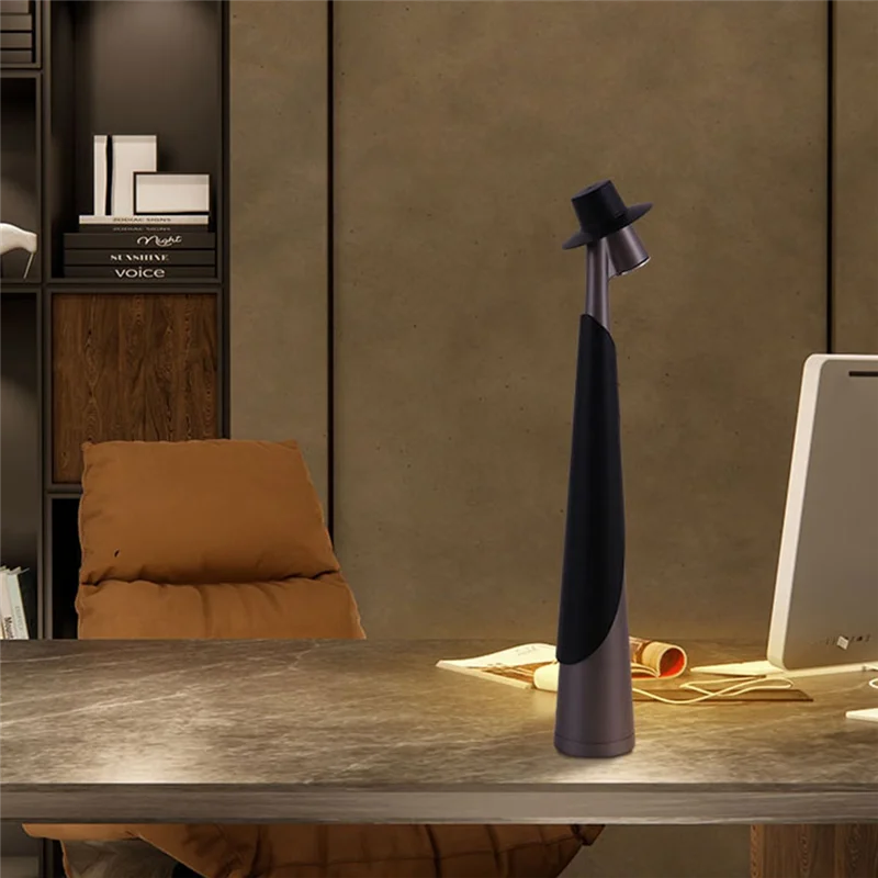 PORK-Night Light Table Lamp Atmosphere Lamp High Foot Living Room Restaurant Portable Charging Table Lamp