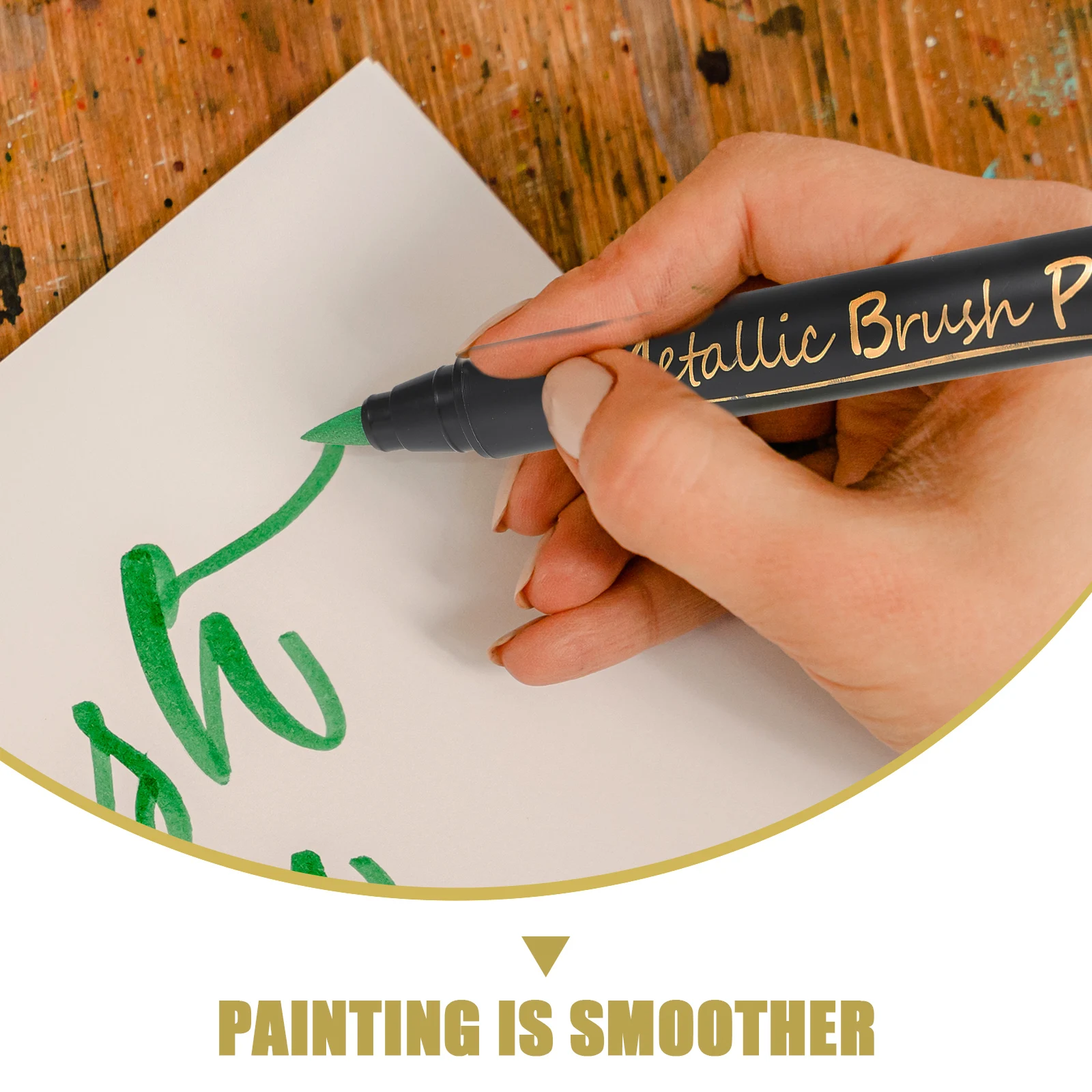 

Graffiti Marking Pens Soft-head Marker Dry Erase Markers Pp Metallic Color Child
