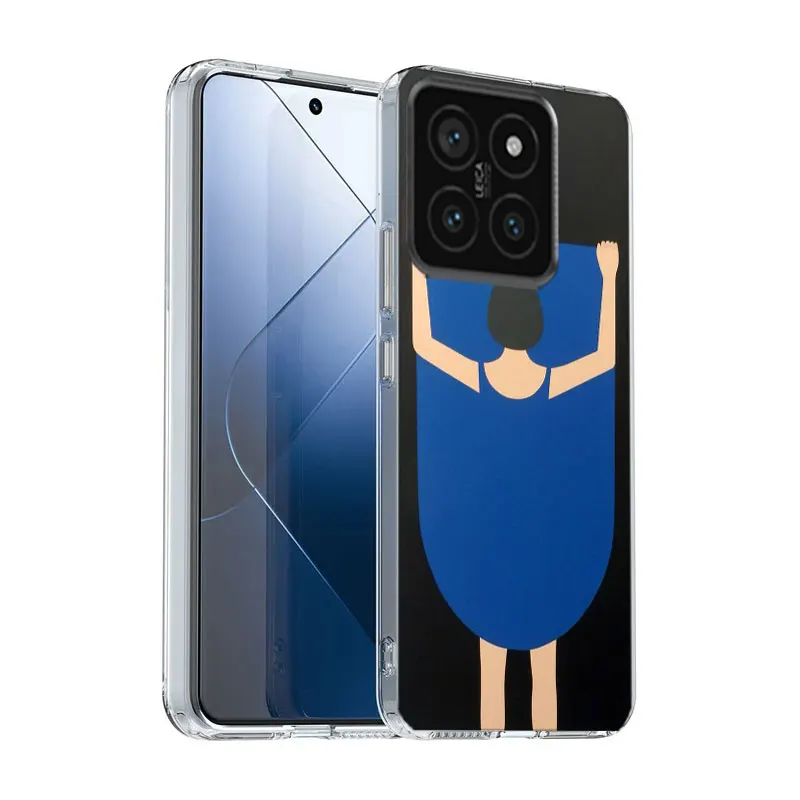 Abstract David Shrigley Cartoon Clear Phone Case For Xiaomi Mi 13 12 12T 11 11T 10 10T Pro 11i 9 9T 8 Lite CC9E A3 A2 TPU Patter