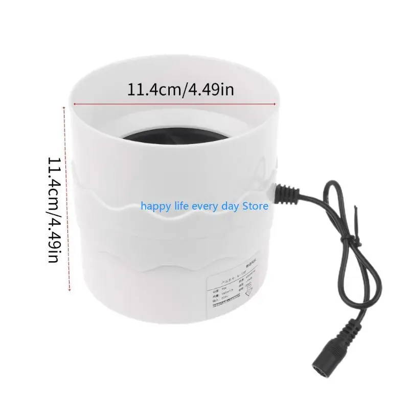 T8UC 4.3 بوصة 12 فولت مراوح العادم المنزل هادئة مضمنة الأنابيب مروحة القناة الحمام النازع التهوية المطبخ المرحاض جدار التهوية