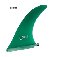 All-Wave Dominator Fin - Quick-Swap green Fiberglass Center Fin with 9 Sizes for 1-4m Waves  NEW