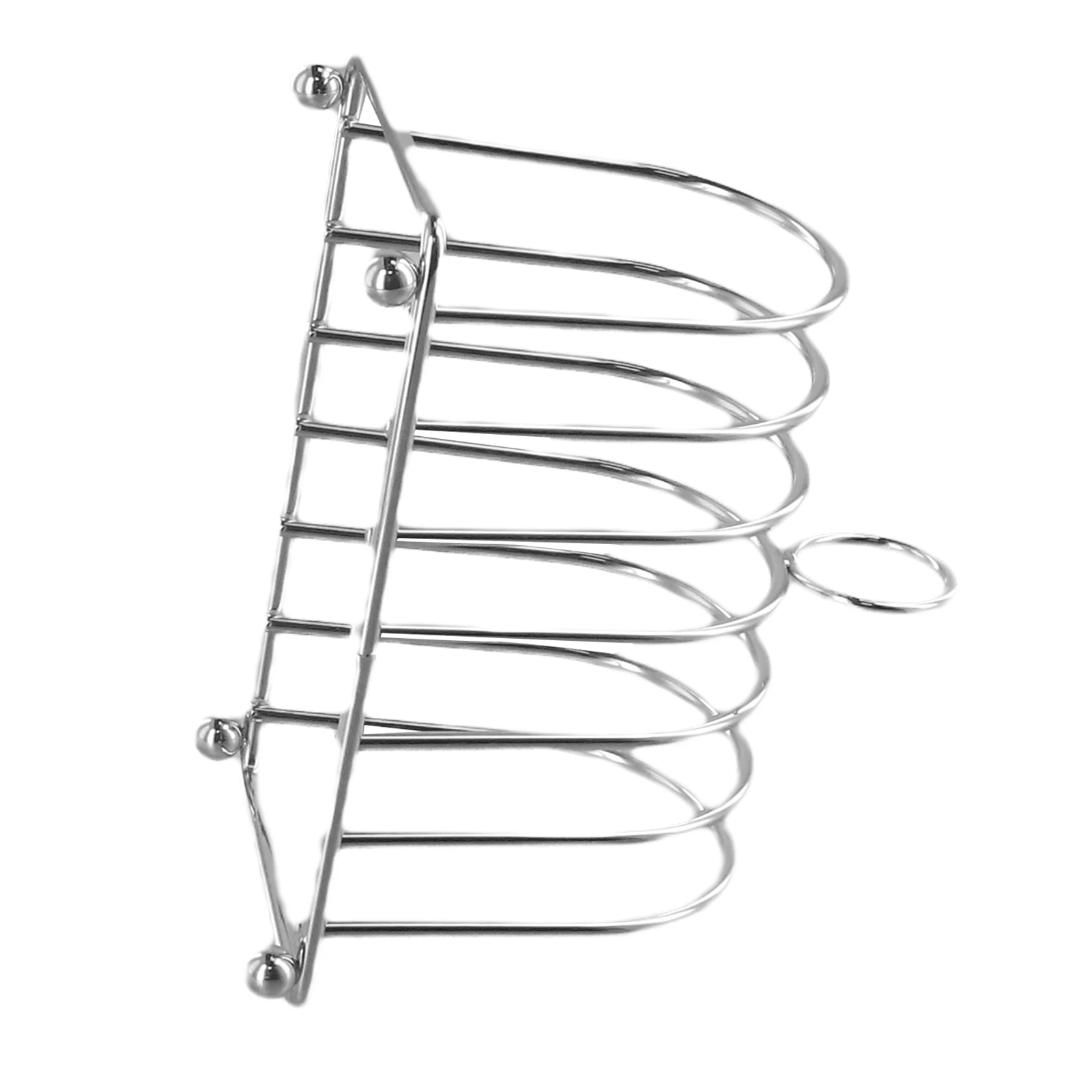 

Stainless Steel Toast Bread Rack Restaurant Home Bread Holder 6 Slices Food Display Tool For Restaurant Kitchen Accessories