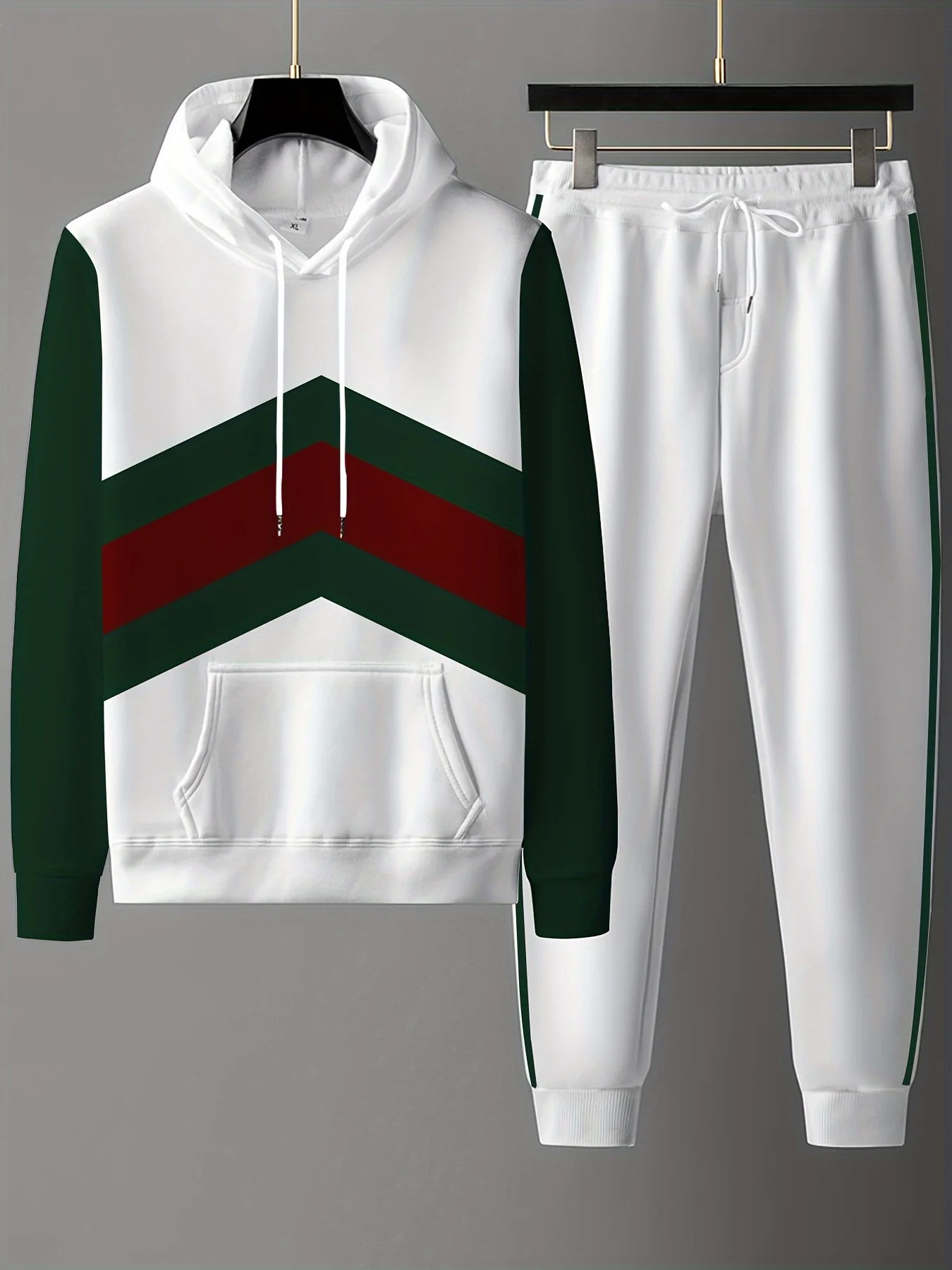 

2025-26 Autumn/Winter New Y2K Sports Set Daily Simple Style Men's Fashion Super Large Comfortable Two Piece Work Set