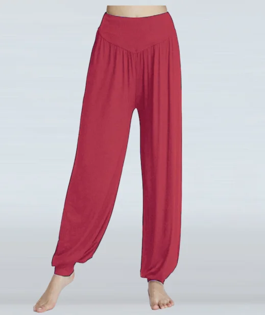 1pcs/lot Women Lady Harem Pants Modal Solid Long Pants Belly Dance Pants Boho Wide Trousers