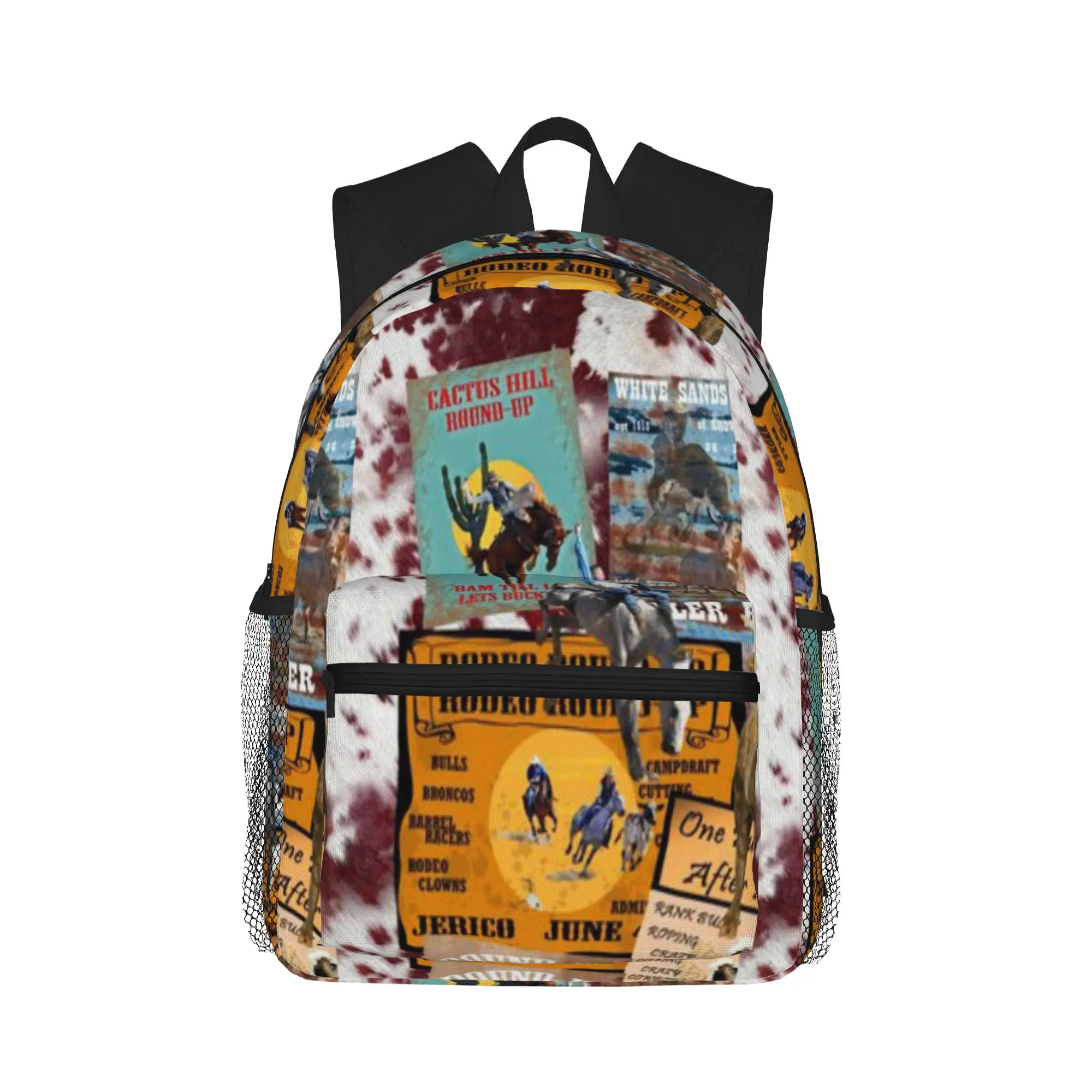 

RODEO BULLS BRONCS Casual Backpack for Students and Adults Backpacks