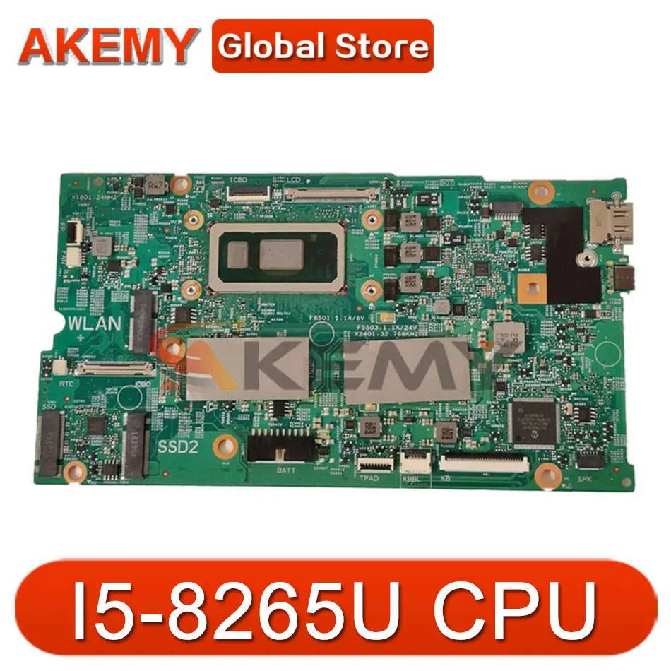 

Материнская плата для ноутбука DELL Inspiron 7386 17925-1 i5-8265U 8G i7-8565U 16G 02CF17 0V86CW 0NDK8H, материнская плата для ноутбука протестирована