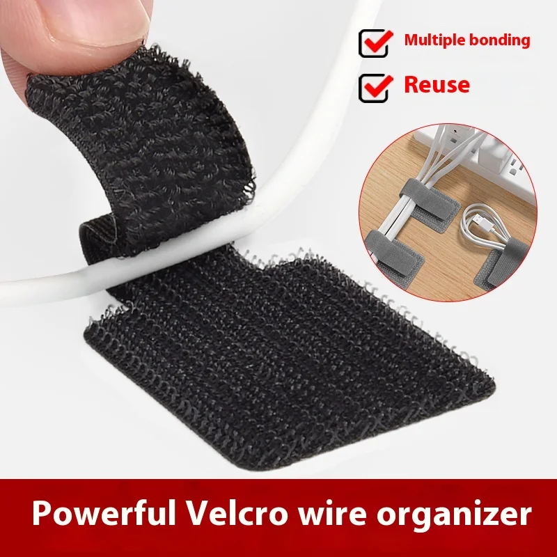 10 Cable Organizer Data Cable Organizer Desktop Computer Cable Strap Velcro Cable Tie Wire Network Cable Fixer