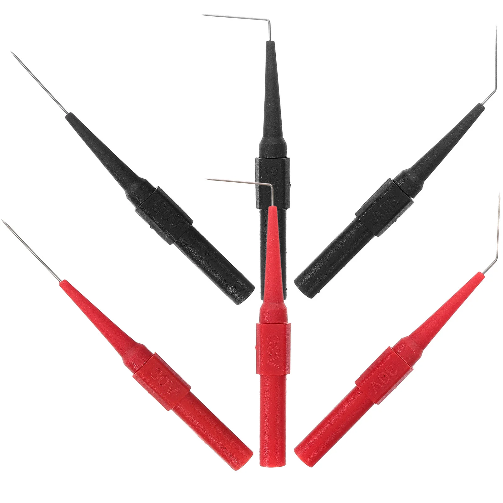 6 Pcs Voltage Testers Probe Multimeter Electrical Testing Probes Car Copper Lead