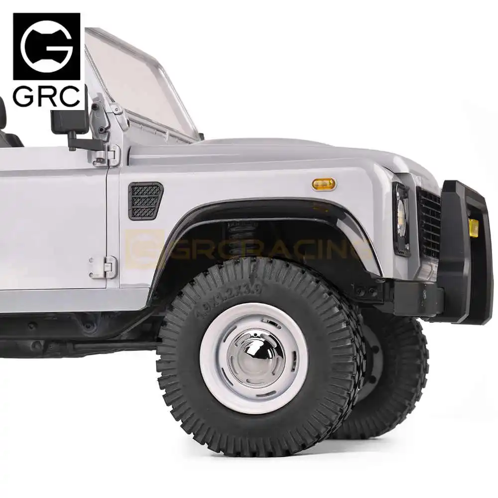 GRC-buje de rueda de Metal de 1,9 pulgadas, estilo Retro G12, modelo de simulación 1/10, abrazadera para neumático de coche de escalada, cubo de rueda para accesorio SCX10 T4
