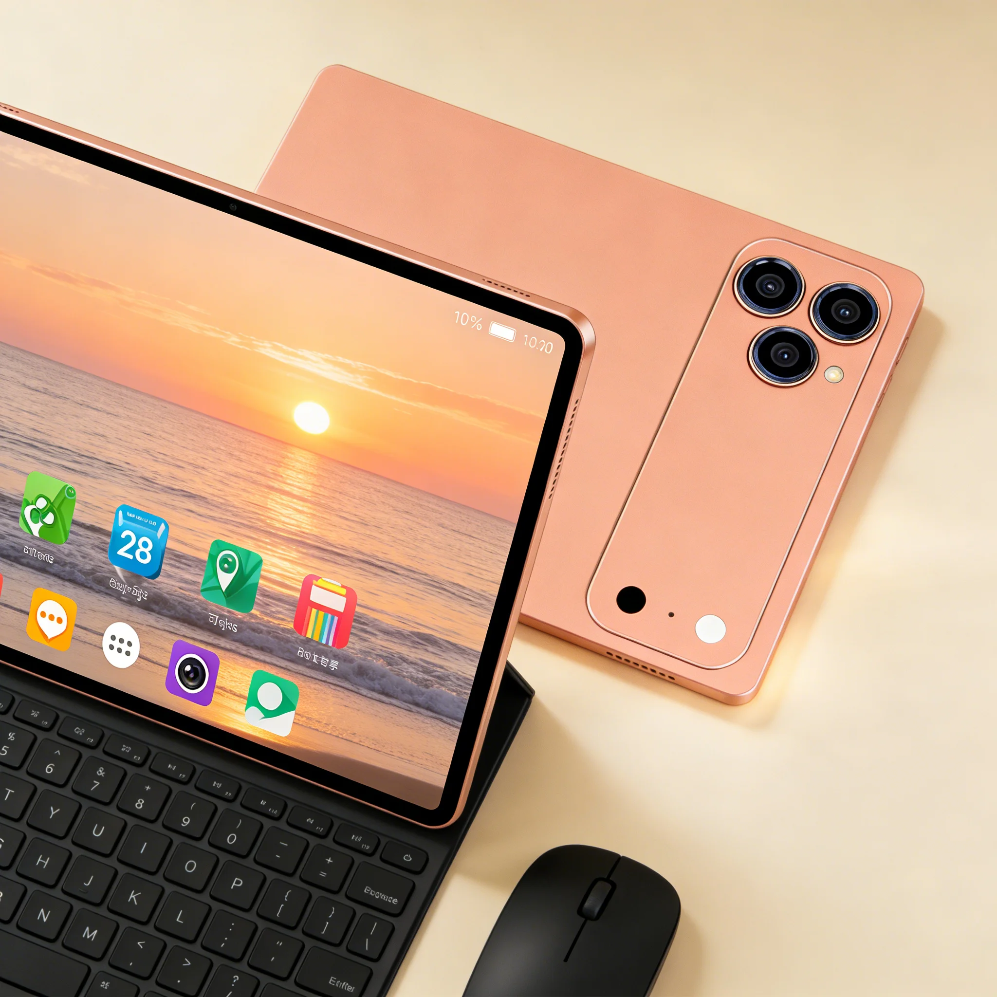 Value for Money A17 Pro Max Tablet 8GB+256GB 10.1" FHD Display Android 13 Tablet with Stable Wi-Fi Connection