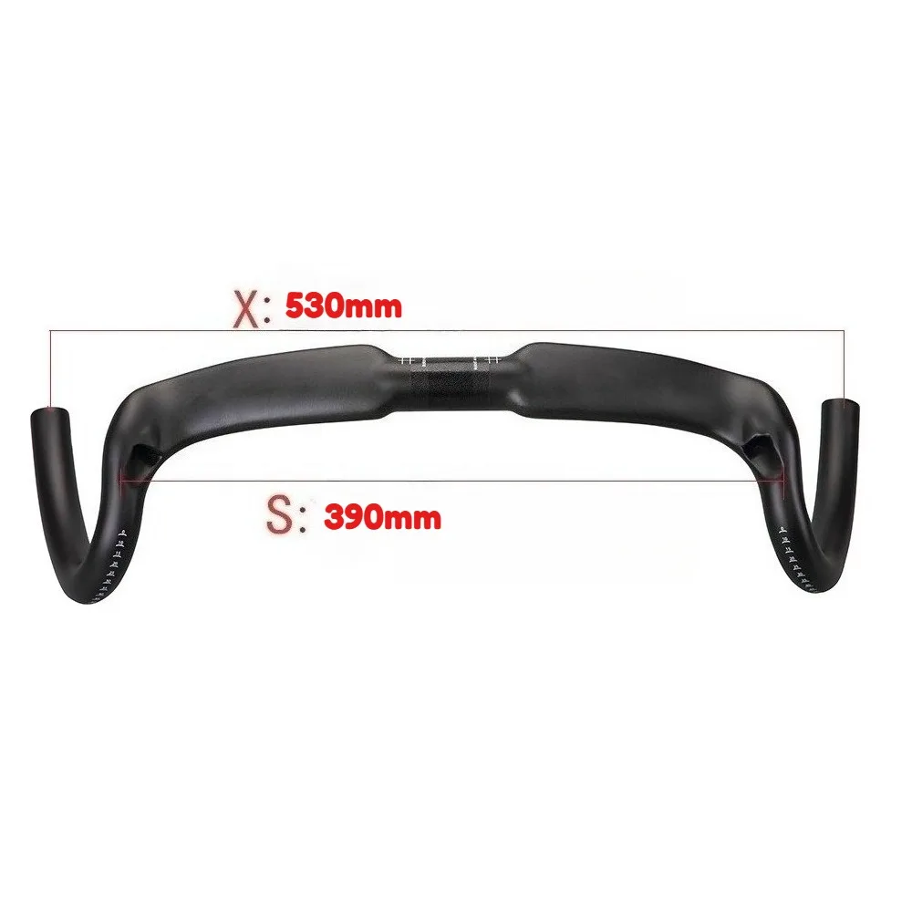 Vollcarbon-Rennradlenker, 30 ° Biegbarer Lenker, Aero Breaking Wind Drop Bar, Vollständig Intern Verlegte Fahrradlenker Fahrradteile – Detail 6