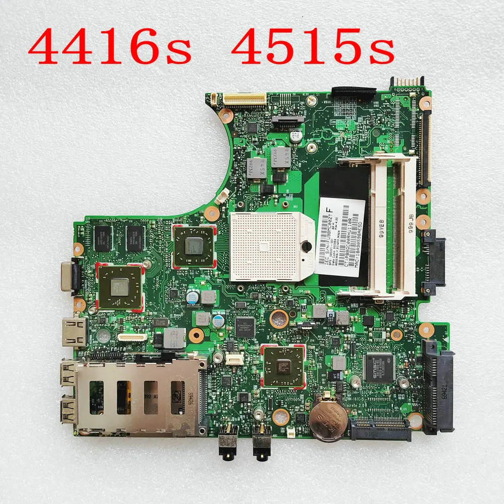 For HP ProBook 4416s 4515s Notebook 574506-001 585221-001 LAPTOP MOTHERBOARD DDR2