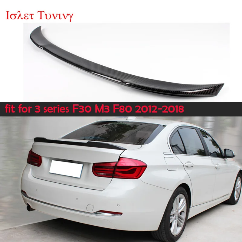 

F30 F80 CS Trunk Spoiler for BMW 3 Series F30 F35 M3 F80 4-door Sedan Rear Boot Wings 318i 320i 328i 2012-2018